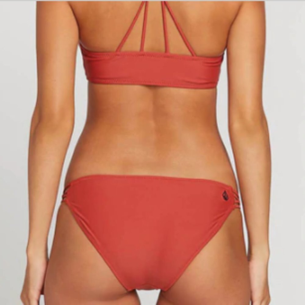 New Volcom Simply Solid Triangle Top & Cheeky Bot… - image 5